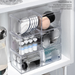 Bathroom Mirror Cabinet Storage Box Stackable Transparent Box Bathroom Cabinet Washstand Cotton Swab Makeup Cotton Sample Organizer_maomaolike.com