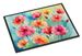 Carnations In Watercolor Doormat Front Door Mat Indoor Outdoor Rugs For Entryway, Non Slip Washable Low Pile, 24H X 36W_maomaolike.com