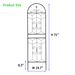 4 Pack Metal Garden Trellis 71" X 19.7" Rustproof Trellis For Climbing Plants Outdoor Flower Support Black_maomaolike.com