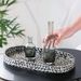 French Light Luxury Style Home Tea Oval Natural Shell Candle Storage Tray Living Room Entrance Decoration_maomaolike.com
