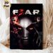 F.E.A.R. Horror Game Painting Poster, Dark Gothic Horror Style Poster, Captivating Spooky Design With Mysterious Intense-eyed Characters, Ideal For_maomaolike.com