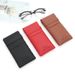 Unisex Glasses bag soft leather simple myopia reading glasses leather case men's portable soft bag storage bag women's fresh leather glasses case_maomaolike.com