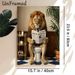 Anthropomorphic Lion Reading Newspaper Painting Poster, Whimsical Humorous Bathroom Scene Poster, Playful Quirky Decor Ideal For Bathroom, Living Room_maomaolike.com
