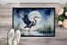 Blue Heron Under The Moonlight Doormat Front Door Mat Indoor Outdoor Rugs For Entryway, Non Slip Washable Low Pile, 24H X 36W_maomaolike.com