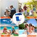 Foldable Beach Canopy Chair Sun Protection Camping Lawn Canopy Chair 330LBS Load Folding Seat W/ Cup Holder For Beach Poolside Travel Picnic_maomaolike.com