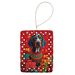 American English Coonhound Holiday Christmas Porcelain Ornament Christmas Tree Hanging Decorations For Home Christmas Holiday, Rectangle, Gift, Multicolor_maomaolike.com