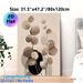 Eucalyptus Themed Painting Poster, Soft-toned Minimalist Botanical & Geometric Pattern Poster, Adds Calm Elegant Vibe, Ideal For Living Room, Bedroom_maomaolike.com