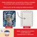 White Boxer My Angel Porcelain Ornament Christmas Tree Hanging Decorations For Home Christmas Holiday, Rectangle, Gift, Multicolor_maomaolike.com