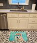 Samoyed Hippie Dawg Memory Foam Kitchen Mat Machine Washable Anti-Fatigue Mat Cushion Comfort Bath Mat Or Kitchen Rug_maomaolike.com