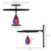 Soozier Adjustable Speed Bag Platform, Wall Mounted Punching Bag With 360-Degree Swivel For Home Fitness_maomaolike.com