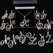 Fashion 26 Cursive Initial Letter Zircon Pendant For Women Shiny Crystal Alphabet Rope Chain Necklace Hip Hop Jewelry_maomaolike.com