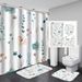 Punch-free Curtain, Waterproof And Privacy‑protecting, Bathroom Screen, Printed Water‑resistant Shower Curtain_maomaolike.com