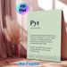 Danish "Pyt" Definition Painting Poster, Minimalist Typographic With Tiny House Border Poster, Delivers Gentle Mindfulness Reminder For Home, Office_maomaolike.com