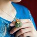 Boutique Natural Stone Hetian Jade Elephant Pendant Necklace Choker Jewelry For Women Birthday Anniversary_maomaolike.com