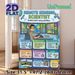 Remote Sensing Scientist Painting Poster, Vibrant Cartoon-style Educational Poster, Informative Career Guide With Earth Study & Satellite Details_maomaolike.com