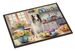 Decorating Easter Borzoi Doormat Front Door Mat Indoor Outdoor Rugs For Entryway, Non Slip Washable Low Pile, 24H X 36W_maomaolike.com