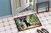 Poodle Cozy Christmas Doormat Front Door Mat Indoor Outdoor Rugs For Entryway, Non Slip Washable Low Pile, 24H X 36W_maomaolike.com