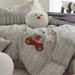 Wholesale INS Korean Style Princess Towel Embroidery Full Color Woven Jacquard Washed Four-Piece Pure Cotton Cute 4-Piece Set_maomaolike.com