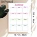 Yearly To-Do List Painting Poster, Pastel Color-blocked Grid Poster, Efficient Annual Task Organizer, Ideal For Home Office And Workspace_maomaolike.com