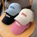 Hot Sale RICYGVM Letter Embroidery Baseball Hat For Women Men Fashion Duck Tongue Cap Outdoor Sunshade Peaked Caps Solid Color_maomaolike.com