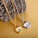 Stainless Steel Heart-shaped Pendant Necklace Metal Waterproof Jewelry For Women_maomaolike.com