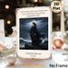 Jane Eyre Classic Quote Painting Poster, Vintage Dramatic Dark-hued Poster, Inspirational Independent Will Quote With Stormy Coastal Scene, Ideal For_maomaolike.com