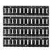 E-Track Tie-Down Rail Kit, 4 Pack 2 Ft E Track Rails, 20 Pcs Includes 2 Ratchet Straps & 4 O-Rings & 4 Tie-Offs With D-Ring & 2 Single Slots & 8 End Caps, Fit For Garages Trailers_maomaolike.com