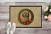 Havanese Christmas Flowers Doormat Front Door Mat Indoor Outdoor Rugs For Entryway, Non Slip Washable Low Pile, 24H X 36W_maomaolike.com