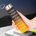 300ml Water Bottle BPA Free Leak Proof High Quality Drink Bottles With Time Marker Fitness Sports Reusable Outdoors_maomaolike.com