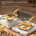Breakfast 3-in-1 Multi-Grid For Eggs, Steak, And Hamburgers, Household Maifan Stone Non-Stick Frying Pan, Magic Flat Pan_maomaolike.com