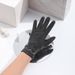 Fashion elegant simple winter warm ladies gloves thin section comfort plus fleece winter driving and riding touch screen gloves_maomaolike.com