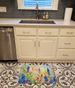Texas Bluebonnets In Watercolor Memory Foam Kitchen Mat Machine Washable Anti-Fatigue Mat Cushion Comfort Bath Mat Or Kitchen Rug_maomaolike.com