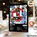 Hip-Hop Album Themed Painting Poster, Edgy Hand-Drawn Graffiti Style Poster, Bold Illustrated Artwork With Full Tracklist, Ideal For Music_maomaolike.com