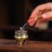 Antique Style Mini Alloy Vintage Sandalwood Incense Burner Home Ornament Metal Craft_maomaolike.com