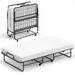 Twin Size Folding Bed With Memory Foam Mattress And Heavy-duty Metal Frame_maomaolike.com