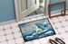 Polar Bear On The Ice Doormat Front Door Mat Indoor Outdoor Rugs For Entryway, Non Slip Washable Low Pile, 24H X 36W_maomaolike.com