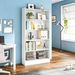 Wood Bookcase, 72" Tall Bookshelf With 6-Tier Open Storage Shelves_maomaolike.com