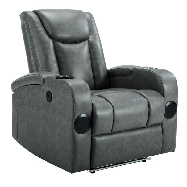 Recliner Sofa With Power Recline, Adjustable Split Back, USB Charging, Bluetooth Speakers & LED LightingRecliner Sofa With Power Recline, Adjustable Split Back, USB Charging, Bluetooth Speakers & LED_maomaolike.com