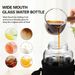 1000ml Portable Glass Bottle 1pc Transparent Milk Juice Cup With Stainless Tea Infuser Sport Water Bottles For Gym_maomaolike.com