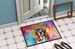 Cavalier Spaniel Hippie Dawg Doormat Front Door Mat Indoor Outdoor Rugs For Entryway, Non Slip Washable Low Pile, 24H X 36W_maomaolike.com