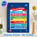 Days Of The Week Painting Poster, Colorful Cartoon-style Poster, Educational Design To Learn The Days Of The Week, Suitable For Classrooms And_maomaolike.com