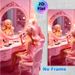 Pink Glam Doll At Vanity Painting Poster, Dreamy Feminine Makeup Scene Poster, Charming Feminine Decor Ideal For Bedroom, Dressing Room_maomaolike.com