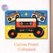 Retro Music Themed Painting Poster, Vibrant Flat-style Retro Audio Items Poster, Nostalgic Vintage Music Decor Suitable For Music Room, Living Room_maomaolike.com