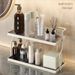 Double-Layer Rack Washstand Cosmetic Organizer Light Luxury Bathroom Skincare Storage Shelf_maomaolike.com