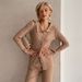 Women's Clothing OL casual knitted suit for home and street, comfortable and simple style _maomaolike.com
