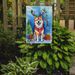 Akita Christmas Reindeer Garden Flag Mailbox Flag Decorative Yard Flag Banner Outside Patio Artwork Yard Flower Beds, Garden Size, Multicolor_maomaolike.com