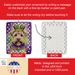 Wheaten Terrier King Of Mardi Gras Porcelain Ornament Christmas Tree Hanging Decorations For Home Christmas Holiday, Rectangle, Gift, Multicolor_maomaolike.com