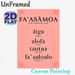 Samoan Cultural Values Painting Poster, Soft Pink Minimalist Typographic Art With Floral Corner Accents Poster, Features Meaningful Cultural Concepts_maomaolike.com
