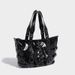 Strap Punk Rivet Design Handbag Tote 2026 Autumn Winter New Large Capacity Commuter Shoulder Underarm Bag_maomaolike.com