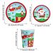 30Pcs Christmas Party Tableware Set 7 And 9 Inch Elk Claus Paper Plates 3.5 Inch Paper Cup Cute Xmas Disposable Cups For Xmas Holiday Dinner Supplies_maomaolike.com